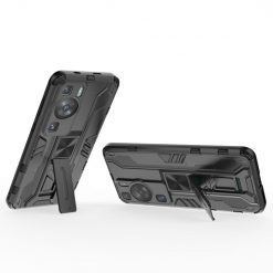 Lacné Kryty | Odolný Kryt Holder armor case čierny – Huawei P60 Pro | Lacné Kryty