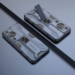 Lacné Kryty | Odolný Kryt Holder armor case modrý – Huawei P60 Pro | Lacné Kryty
