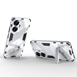 Lacné Kryty | Odolný Kryt Punk armor case biely – Realme C55 | Lacné Kryty