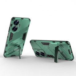 Lacné Kryty | Odolný Kryt Punk armor case zelený – Realme C55 | Lacné Kryty