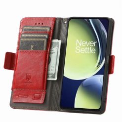 Lacné Kryty | Peňaženkové puzdro CaseNeo červené – OnePlus Nord CE 3 Lite 5G | Lacné Kryty