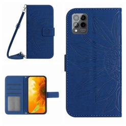 Peňaženkové puzdro Embossing Pattern Kvet modré – T Phone Pro / T Phone Pro (2023) | Lacné Kryty Lacné Kryty | Peňaženkové puzdro Embossing Pattern Kvet modré – T Phone Pro / T Phone Pro (2023) | Lacné Kryty