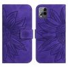 Peňaženkové puzdro Embossing Pattern Kvet tmavomodré – T Phone Pro / T Phone Pro (2023) | Lacné Kryty Lacné Kryty | Peňaženkové puzdro Embossing Pattern Kvet tmavomodré – T Phone Pro / T Phone Pro (2023) | Lacné Kryty