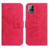 Peňaženkové puzdro Embossing Pattern Kvet zelené – T Phone Pro / T Phone Pro (2023) | Lacné Kryty Lacné Kryty | Peňaženkové puzdro Embossing Pattern Kvet zelené – T Phone Pro / T Phone Pro (2023) | Lacné Kryty