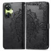 Lacné Kryty | Peňaženkové puzdro Embossing Pattern Mandala Flower fialové – OnePlus Nord CE 3 Lite 5G | Lacné Kryty