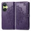 Lacné Kryty | Peňaženkové puzdro Embossing Pattern Mandala Flower sivé – OnePlus Nord CE 3 Lite 5G | Lacné Kryty