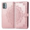 Peňaženkové puzdro Honeycomb Dot Texture Case strieborné – Nokia G22 | Lacné Kryty Lacné Kryty | Peňaženkové puzdro Honeycomb Dot Texture Case strieborné – Nokia G22 | Lacné Kryty