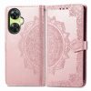 Lacné Kryty | Peňaženkové puzdro Embossing Pattern Mandala Flower sivé – OnePlus Nord CE 3 Lite 5G | Lacné Kryty