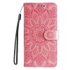 Lacné Kryty | Peňaženkové puzdro Embossing Pattern Slnečnica zelené – Xiaomi Redmi A1 / A2 | Lacné Kryty