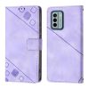 Lacné Kryty | Peňaženkové puzdro Embossing Pattern Square zelené – Nokia G22 | Lacné Kryty