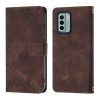 Lacné Kryty | Peňaženkové puzdro Embossing Pattern Square červené – Nokia G22 | Lacné Kryty