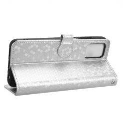 Peňaženkové puzdro Honeycomb Dot Texture Case strieborné – Nokia G22 | Lacné Kryty Lacné Kryty | Peňaženkové puzdro Honeycomb Dot Texture Case strieborné – Nokia G22 | Lacné Kryty