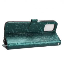 Lacné Kryty | Peňaženkové puzdro Honeycomb Dot Texture Case zelené – Nokia G22 | Lacné Kryty