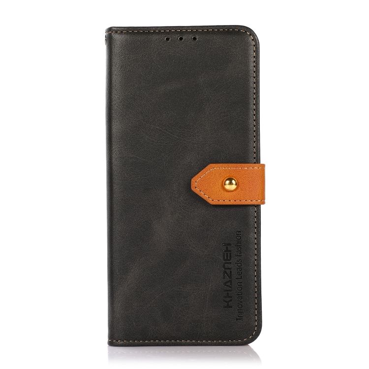 Peňaženkové puzdro Khazneh Dual-color case čierne – Xiaomi Redmi Note 12S