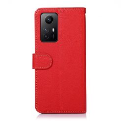 Lacné Kryty | Peňaženkové puzdro Khazneh RFID case červeno-čierne – Xiaomi Redmi Note 12S | Lacné Kryty