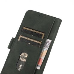 Lacné Kryty | Peňaženkové puzdro Khazneh zelené – Xiaomi Redmi Note 12S | Lacné Kryty