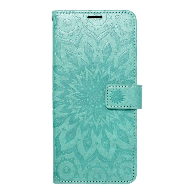 Peňaženkové puzdro Mezzo mandala zelené – Samsung Galaxy A54 5G