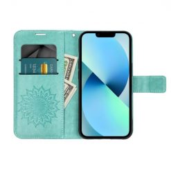 Peňaženkové puzdro Mezzo mandala zelené – Samsung Galaxy A54 5G | Lacné Kryty Lacné Kryty | Peňaženkové puzdro Mezzo mandala zelené – Samsung Galaxy A54 5G | Lacné Kryty