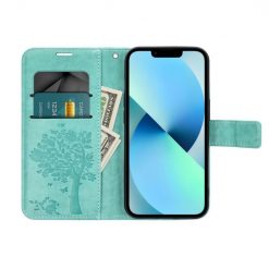Lacné Kryty | Peňaženkové puzdro Mezzo tree zelené – Samsung Galaxy A54 5G | Lacné Kryty