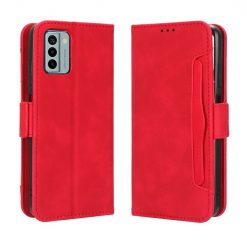 Lacné Kryty | Peňaženkové puzdro Slots case červené – Nokia G22 | Lacné Kryty