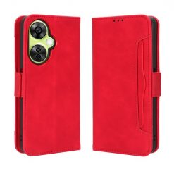 Lacné Kryty | Peňaženkové puzdro Slots case červené – OnePlus Nord CE 3 Lite 5G | Lacné Kryty