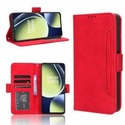 Lacné Kryty | Peňaženkové puzdro Slots case červené – OnePlus Nord CE 3 Lite 5G | Lacné Kryty