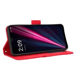 Lacné Kryty | Peňaženkové puzdro Slots case červené – T Phone Pro / T Phone Pro (2023) | Lacné Kryty