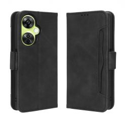 Lacné Kryty | Peňaženkové puzdro Slots case čierne – OnePlus Nord CE 3 Lite 5G | Lacné Kryty