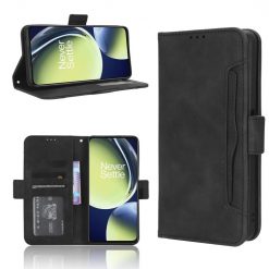 Lacné Kryty | Peňaženkové puzdro Slots case čierne – OnePlus Nord CE 3 Lite 5G | Lacné Kryty