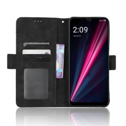 Lacné Kryty | Peňaženkové puzdro Slots case čierne – T Phone Pro / T Phone Pro (2023) | Lacné Kryty