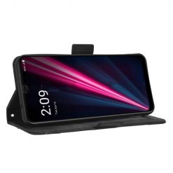 Lacné Kryty | Peňaženkové puzdro Slots case čierne – T Phone Pro / T Phone Pro (2023) | Lacné Kryty