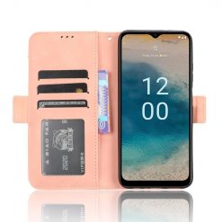 Peňaženkové puzdro Slots case ružové – Nokia G22 | Lacné Kryty Lacné Kryty | Peňaženkové puzdro Slots case ružové – Nokia G22 | Lacné Kryty