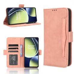 Lacné Kryty | Peňaženkové puzdro Slots case ružové – OnePlus Nord CE 3 Lite 5G | Lacné Kryty