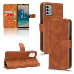 Lacné Kryty | Peňaženkové puzdro Solid hnedé – Nokia G22 | Lacné Kryty