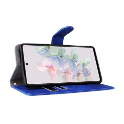 Lacné Kryty | Peňaženkové puzdro Solid modré – Google Pixel 7 5G | Lacné Kryty
