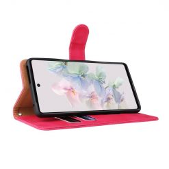 Lacné Kryty | Peňaženkové puzdro Solid ružové – Google Pixel 7 5G | Lacné Kryty