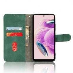 Lacné Kryty | Peňaženkové puzdro Solid zelené – Xiaomi Redmi Note 12S | Lacné Kryty