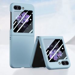 Lacné Kryty | Multifunkčné peňaženkové puzdro CaseMe Business case fialové – Samsung Galaxy Z Flip 5