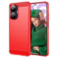 Lacné Kryty | Zadný kryt Carbon červený – Realme C55 | Lacné Kryty