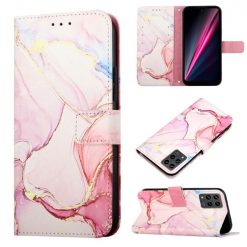 Knižkové puzdro Marble Pattern case ružové – T Phone Pro / T Phone Pro (2023) | Lacné Kryty Lacné Kryty | Knižkové puzdro Marble Pattern case ružové – T Phone Pro / T Phone Pro (2023) | Lacné Kryty