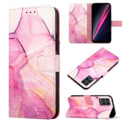 Knižkové puzdro Marble Pattern case tmavoružové – T Phone Pro / T Phone Pro (2023) | Lacné Kryty Lacné Kryty | Knižkové puzdro Marble Pattern case tmavoružové – T Phone Pro / T Phone Pro (2023) | Lacné Kryty