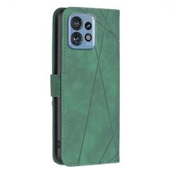Knižkové puzdro Rhombus zelené – Motorola Edge 40 Pro | Lacné Kryty Lacné Kryty | Knižkové puzdro Rhombus zelené – Motorola Edge 40 Pro | Lacné Kryty