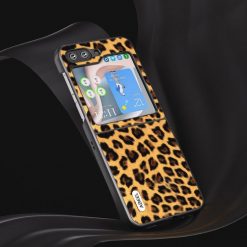 Lacné Kryty | Kryt Abeel Leopard Case zlatý – Samsung Galaxy Z Flip 5 | Lacné Kryty