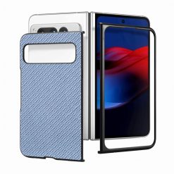 Lacné Kryty | Kryt Carbon Fiber modrý – Google Pixel Fold | Lacné Kryty