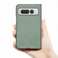 Lacné Kryty | Kryt Carbon Fiber zelený – Google Pixel Fold | Lacné Kryty