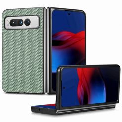 Lacné Kryty | Kryt Carbon Fiber zelený – Google Pixel Fold | Lacné Kryty