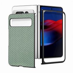 Lacné Kryty | Kryt Carbon Fiber zelený – Google Pixel Fold | Lacné Kryty