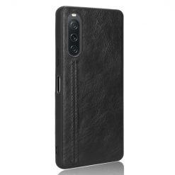 Lacné Kryty | Kryt Shockproof Sewing Cow Pattern čierny – Sony Xperia 10 V | Lacné Kryty