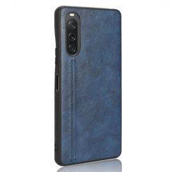 Lacné Kryty | Kryt Shockproof Sewing Cow Pattern modrý – Sony Xperia 10 V | Lacné Kryty