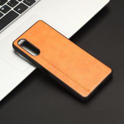 Kryt Shockproof Sewing Cow Pattern oranžový – Sony Xperia 10 V | Lacné Kryty Lacné Kryty | Kryt Shockproof Sewing Cow Pattern oranžový – Sony Xperia 10 V | Lacné Kryty